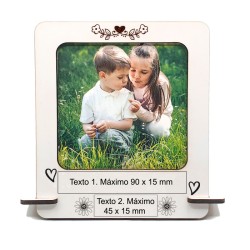 Marcos de Fotos de Madera Personalizados | Regalos Únicos Hechos en Madera