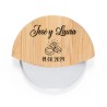 🍕 Cortador de Pizza Personalizado – Regalo Original para invitados 💍