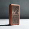 Premio de madera de caoba personalizado para certamen elegante