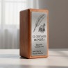 Premio de madera de caoba personalizado para certamen elegante