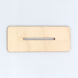 Tarjeta Te Quiero Papá de Madera para Regalar