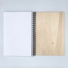 📖 Cuaderno personalizado de madera | Regalo único y motivador