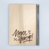 Cuaderno con Tapas de Madera Follow Your Dreams