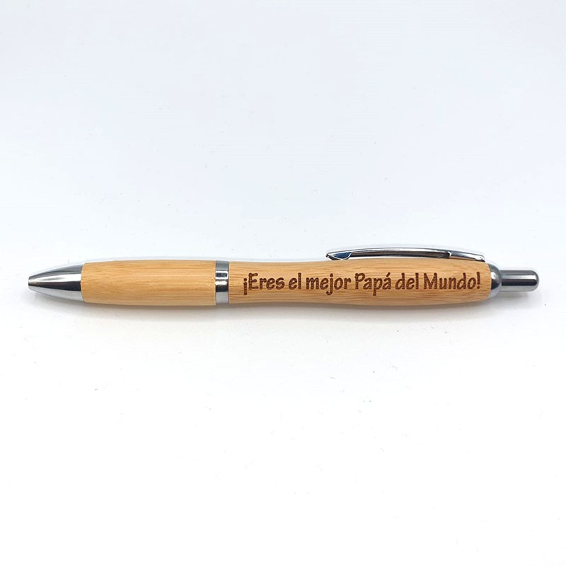 Bolígrafo Madera Grabado Laser