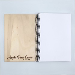 Cuaderno con Tapa de Madera Empieza el Día