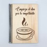 Cuaderno con Tapa de Madera Empieza el Día