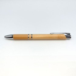 Bolígrafo Madera Bambú Grabado