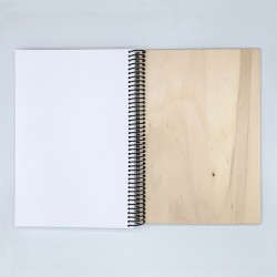 Cuaderno con Tapas de Madera Las Recetas de Mamá