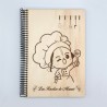 Cuaderno con Tapas de Madera Las Recetas de Mamá