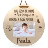 Placa de Madera Grabada Regalo para Madres