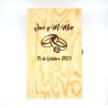 Copas Personalizadas Para Bodas Con Caja de Madera Alianzas