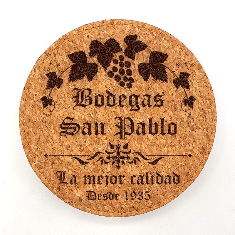 Set de Vino Personalizado Con Caja de Corcho