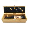 Caja de Madera para Botellas de Vino Personalizada con Accesorios