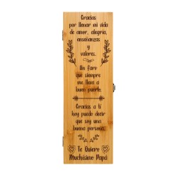 Caja de Madera para Botellas de Vino Personalizada con Accesorios