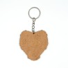 Llaveros Personalizados de Madera para Bodas Corazón